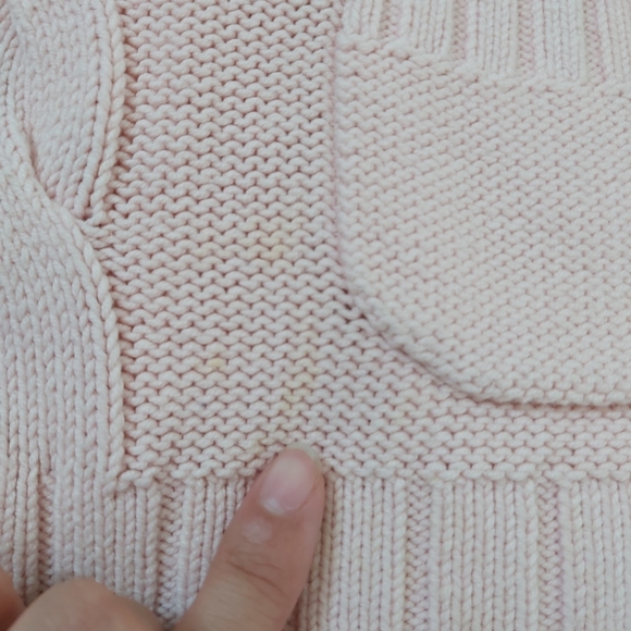 Old Navy Cotton Pink Knitted Sweater Dress - Picture 6 of 11